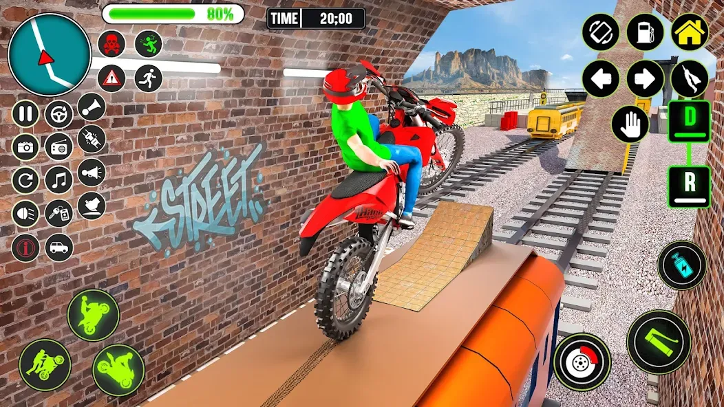 GT Bike Racing Game Moto Stunt (ДжиТи Байк Рейсинг Гейм Мото Стант)  [МОД Unlimited Money] Screenshot 5