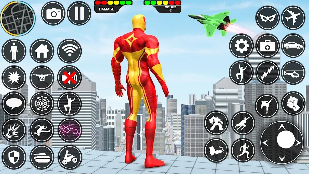 Rope Hero: Speed Hero Games (Роуп Хиро)  [МОД Бесконечные деньги] Screenshot 2