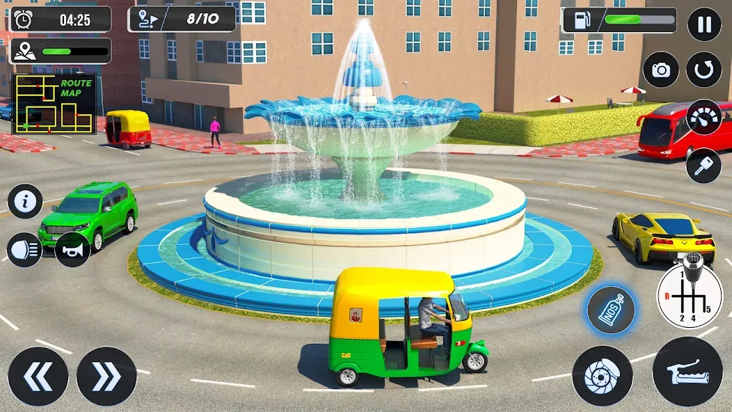 Tuk Tuk Auto Driving Games 3D  [МОД Mega Pack] Screenshot 5