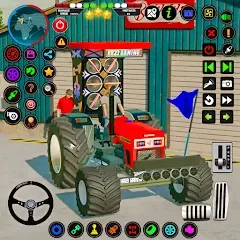 Взломанная Tractor Driving - Tractor Game  [МОД Много монет] - стабильная версия apk на Андроид