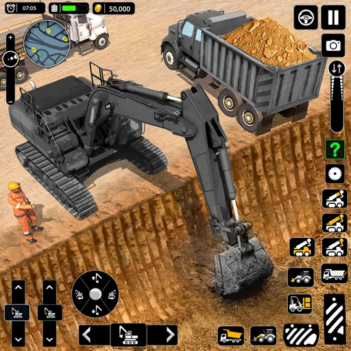 Snow Offroad Construction Game  [МОД Все открыто] Screenshot 1