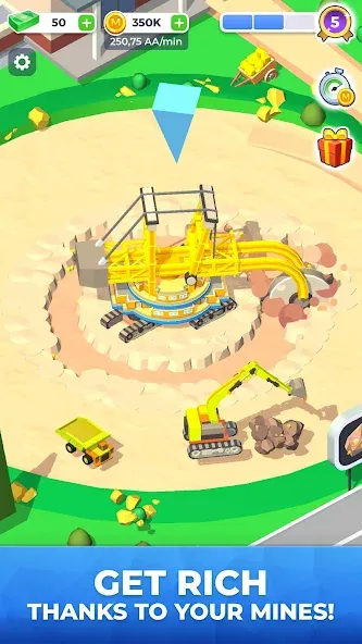 Mining Inc.  [МОД Меню] Screenshot 1
