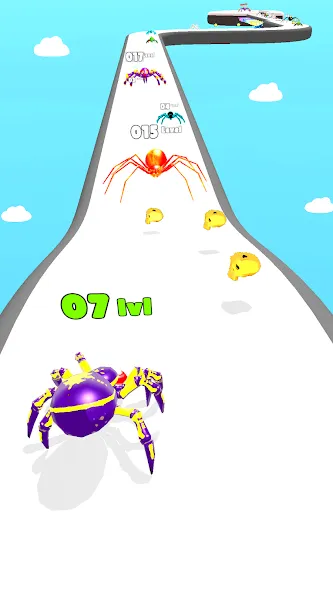 Insect Run - Spider Evolution (Инсект Эволюшн Ран)  [МОД Бесконечные монеты] Screenshot 4