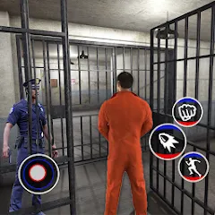 Скачать взломанную Prison Escape- Jail Break Game (Побег из тюрьмы 3D)  [МОД Menu] - стабильная версия apk на Андроид