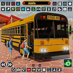 Взлом School Bus 3d : City Bus Games (Школьный автобус симулятор игры на автобусе)  [МОД Unlocked] - полная версия apk на Андроид