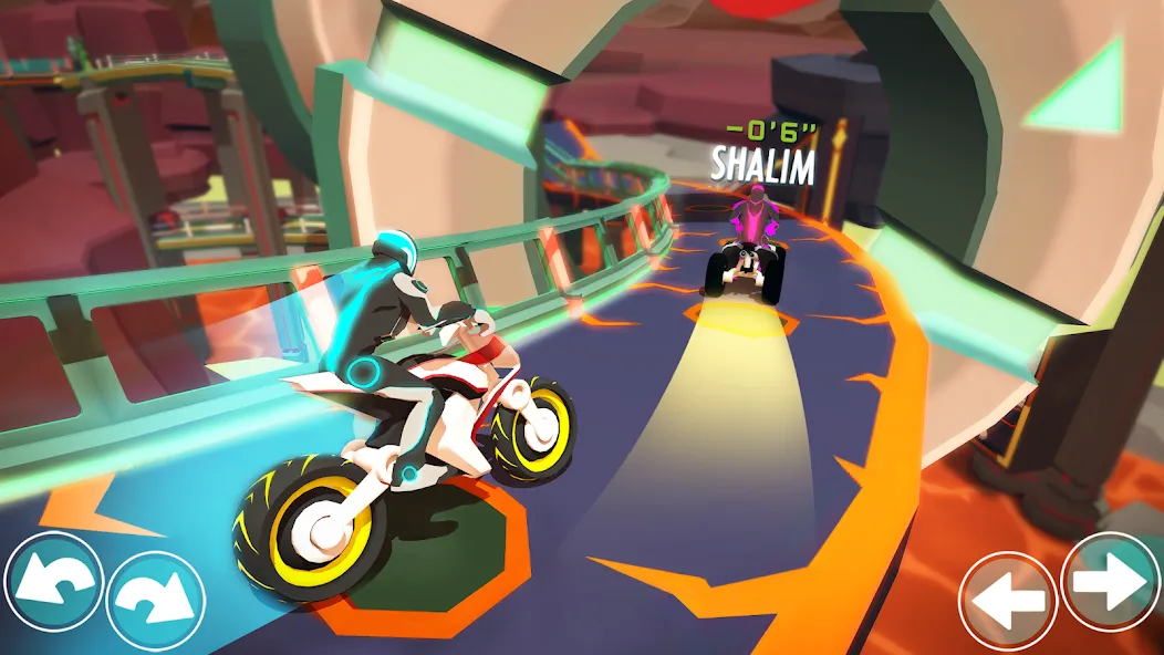 Gravity Rider: Space Bike Race (Гравити Райдер)  [МОД Много денег] Screenshot 4