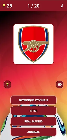 Guess the Soccer Logo Quiz  [МОД Бесконечные монеты] Screenshot 1