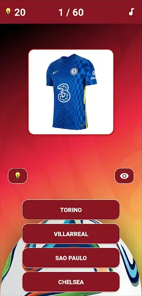 Guess the Soccer Logo Quiz  [МОД Бесконечные монеты] Screenshot 2