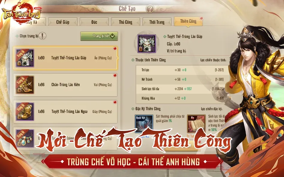 Tân Thiên Long Mobile  [МОД Menu] Screenshot 2