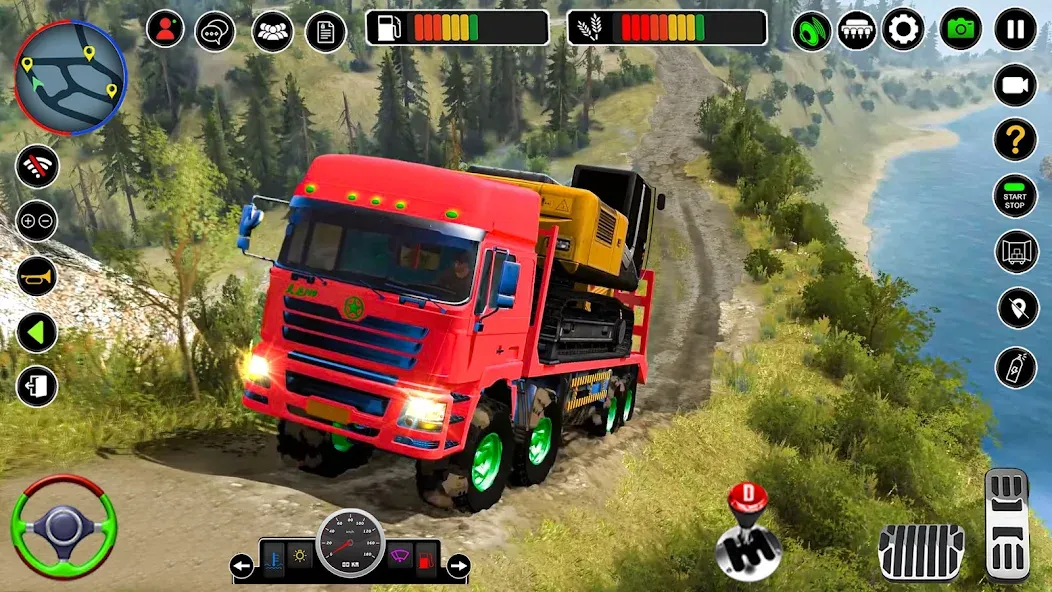 Offroad Mud Truck Simulator 3D  [МОД Бесконечные монеты] Screenshot 5