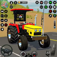 Взломанная Real Farmer Tractor Drive Game (Фармер Трактор 3Д Фермерские Игры)  [МОД Бесконечные деньги] - полная версия apk на Андроид