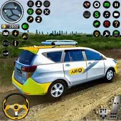 Скачать взломанную City Taxi Games Taxi Simulator (Русские такси игры на автомобилях)  [МОД Все открыто] - последняя версия apk на Андроид