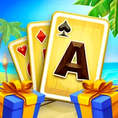 Взломанная Tiki Solitaire TriPeaks (Тики Солитер ТриПикс)  [МОД Меню] - стабильная версия apk на Андроид