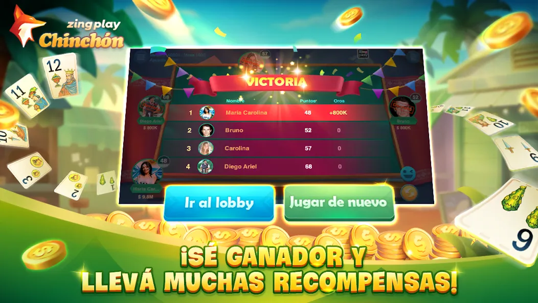 ChinChón Zingplay Juego Online  [МОД Unlimited Money] Screenshot 5