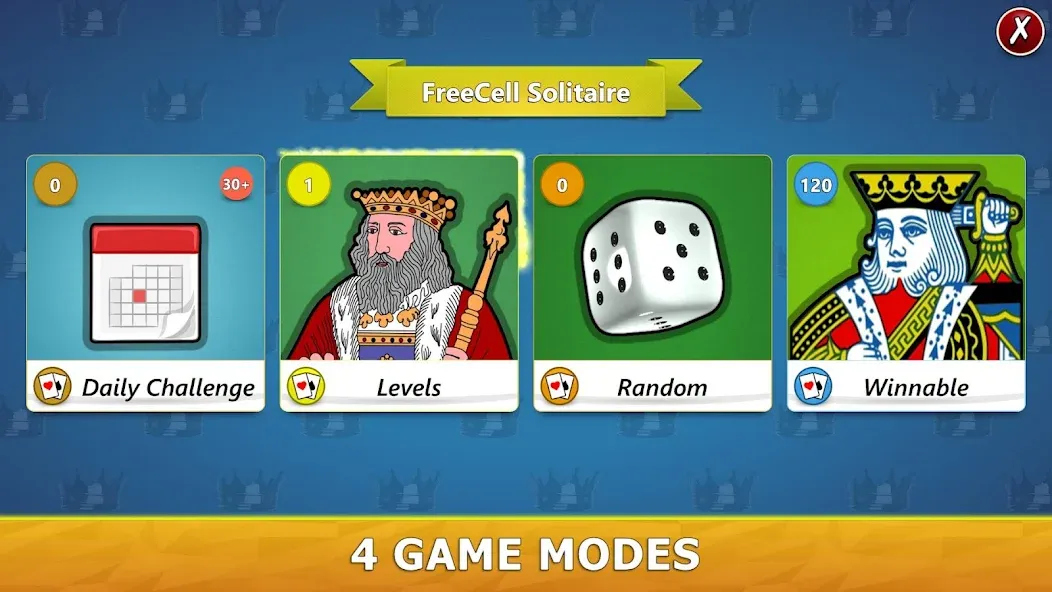 FreeCell Solitaire - Card Game  [МОД Бесконечные монеты] Screenshot 3