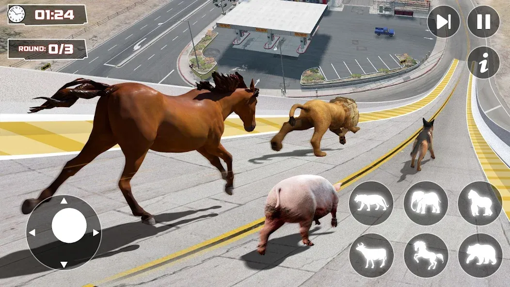 GT Animal 3D: Racing Game (Анимал Симулятор 3D)  [МОД Бесконечные деньги] Screenshot 1