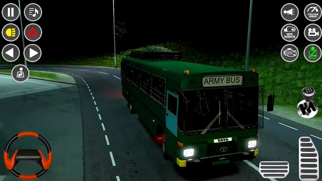 US Military Coach Simulator 3D  [МОД Menu] Screenshot 5