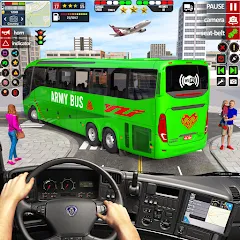 Скачать взлом US Military Coach Simulator 3D  [МОД Menu] - полная версия apk на Андроид