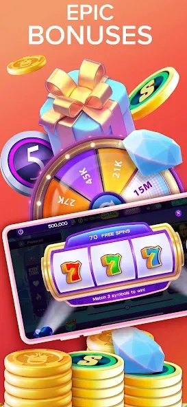 High 5 Casino: Real Slot Games (Хай 5 Казино)  [МОД Все открыто] Screenshot 5