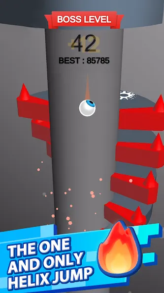 Helix Jump (Хеликс Джамп)  [МОД Все открыто] Screenshot 1