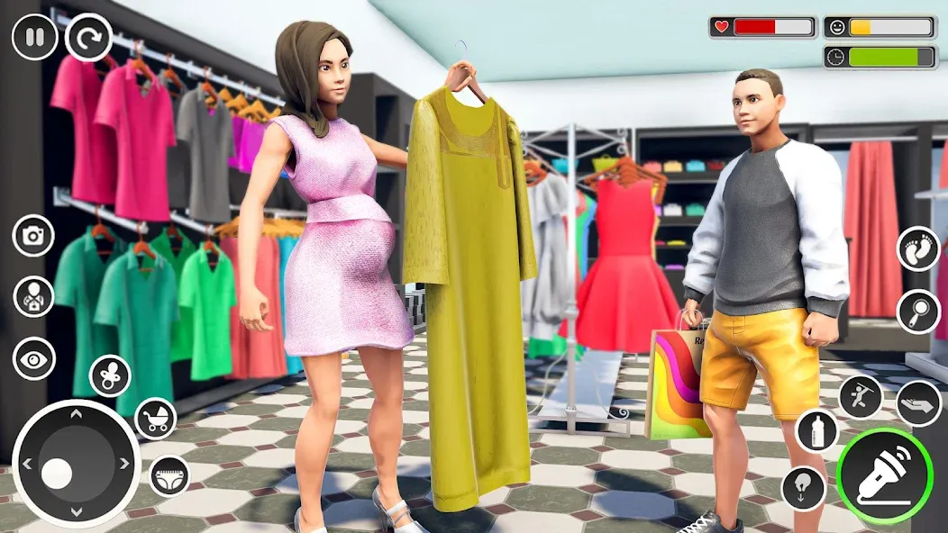 Pregnant Mom Simulator Games  [МОД Бесконечные деньги] Screenshot 5