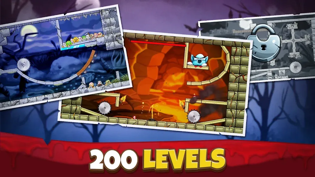 Crush the Monsters：Foul Puzzle  [МОД Бесконечные монеты] Screenshot 4