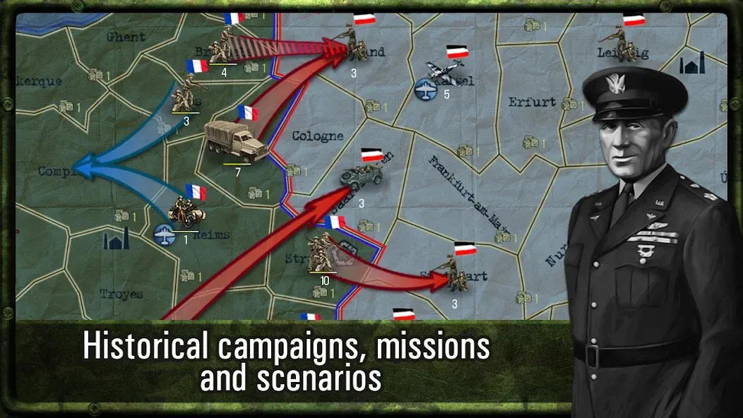 Strategy & Tactics: WW2  [МОД Бесконечные деньги] Screenshot 2