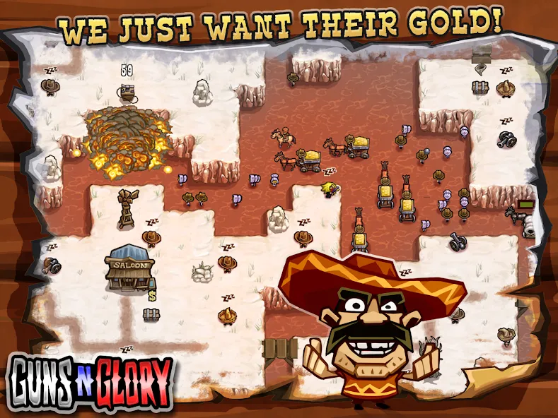 Guns'n'Glory  [МОД Бесконечные деньги] Screenshot 3