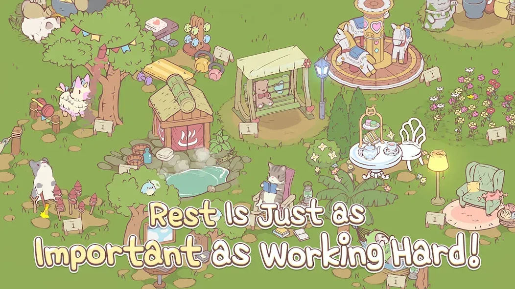 Cats & Soup - Cute Cat Game  [МОД Menu] Screenshot 3