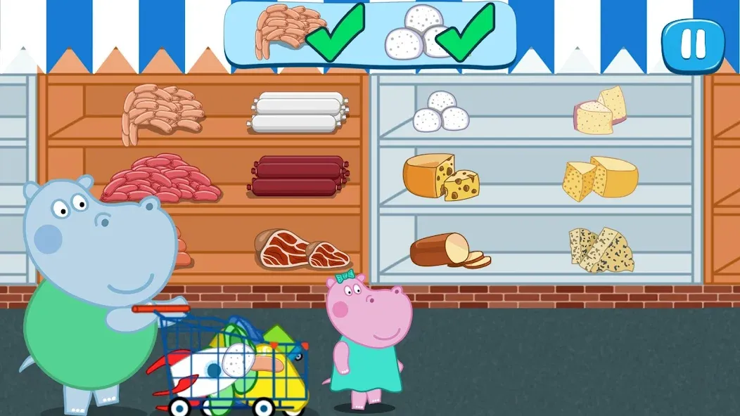 Kids Supermarket: Shopping  [МОД Меню] Screenshot 3