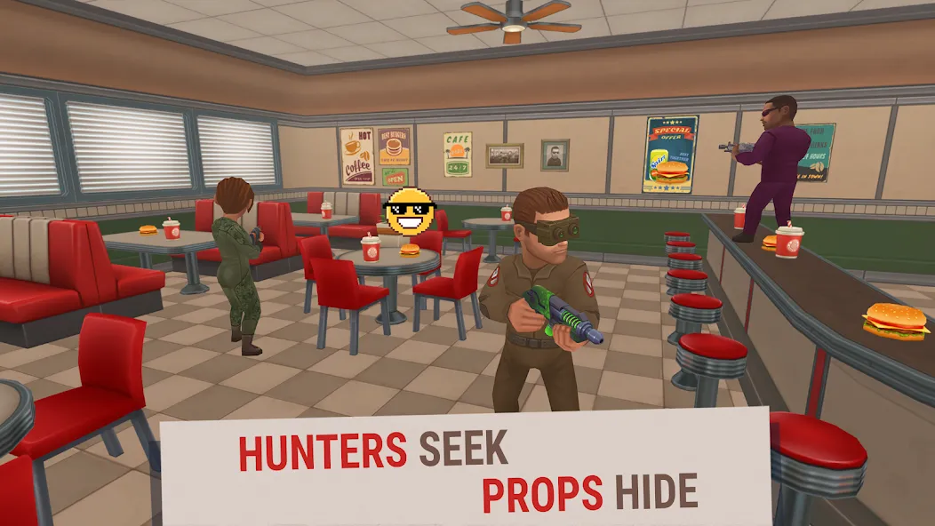 Hide Online - Hunters vs Props (Хайд Онлайн)  [МОД Бесконечные монеты] Screenshot 2