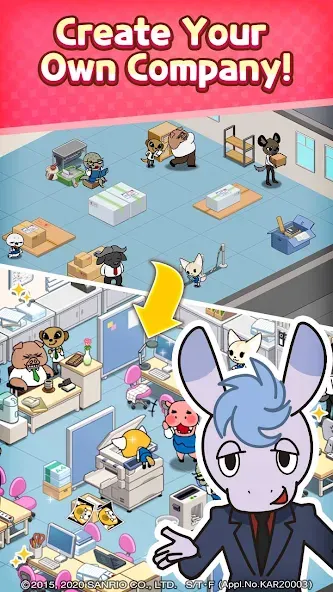 Aggretsuko : Match 3 Puzzle (Аггретсуко)  [МОД Бесконечные деньги] Screenshot 3