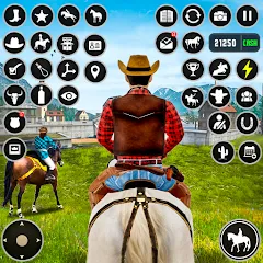 Взломанная Horse Riding Rivals Horse Race (ХорсРайдинг Ривалс Лошадиные скачки)  [МОД Много денег] - последняя версия apk на Андроид