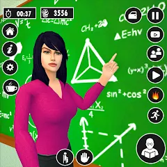 Взломанная High School Teacher Life Game  [МОД Бесконечные монеты] - последняя версия apk на Андроид