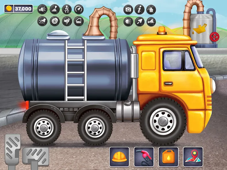 Oil Tanker Truck Games  [МОД Меню] Screenshot 5