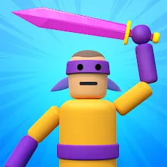 Скачать взлом Ragdoll ninja: Imposter hero (Рагдолл Ниндзя)  [МОД Unlocked] - последняя версия apk на Андроид