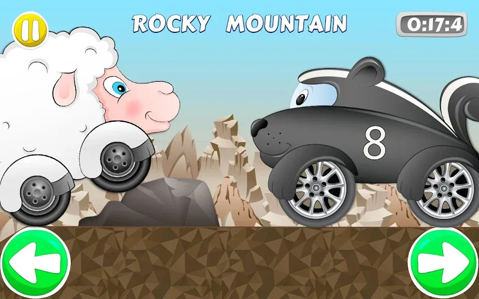 Racing car game for kids  [МОД Много денег] Screenshot 3