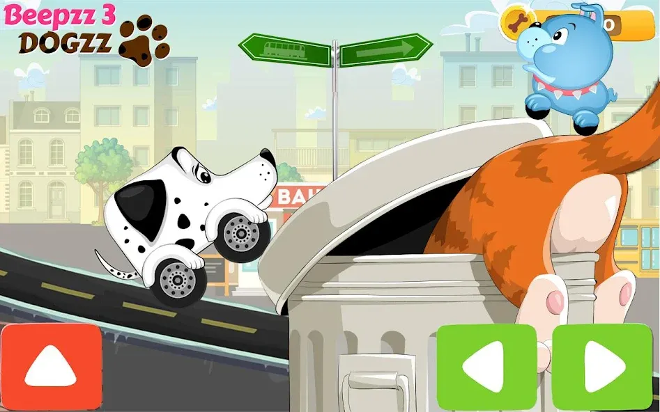 Racing games for kids - Dogs  [МОД Много денег] Screenshot 3