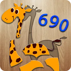 Скачать взлом 690 Puzzles for preschool kids  [МОД Unlocked] - стабильная версия apk на Андроид