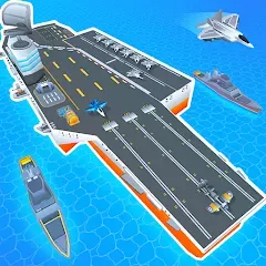 Взломанная Idle Aircraft Carrier (Айдл Эйркрафт Кэрриер)  [МОД Unlocked] - стабильная версия apk на Андроид