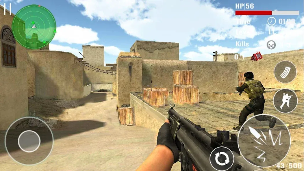 Gun Strike Shoot 3D  [МОД Unlimited Money] Screenshot 3