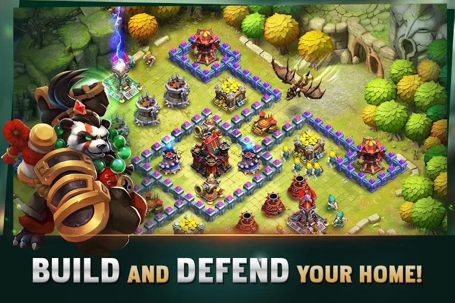 Clash of Lords 2: Guild Castle (Клэш оф Лордс 2)  [МОД Бесконечные монеты] Screenshot 1