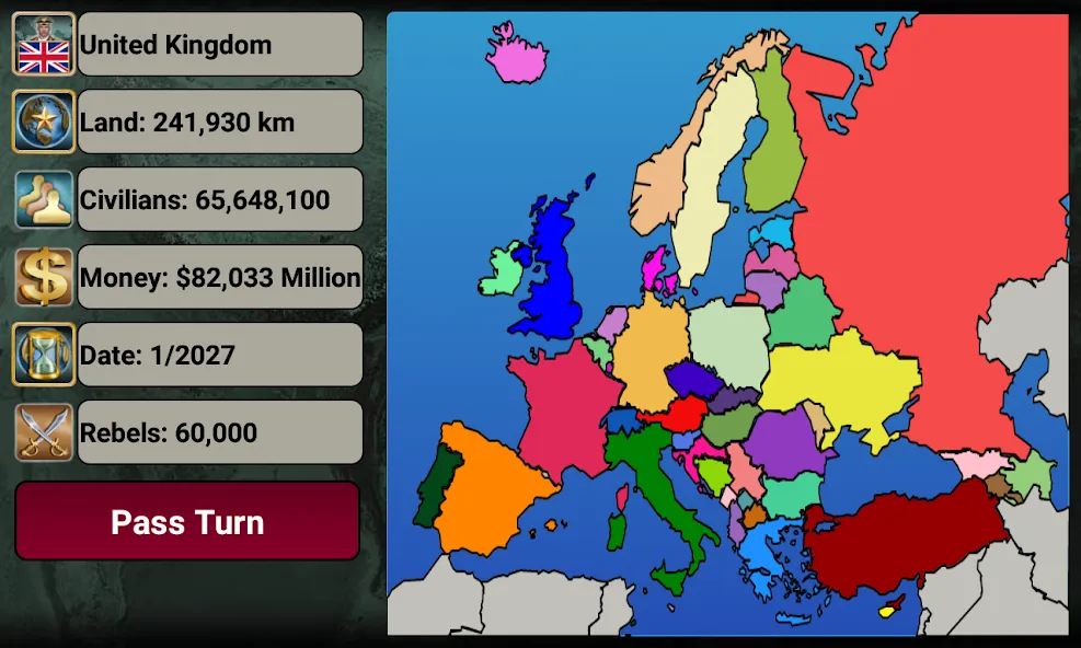 Europe Empire  [МОД Бесконечные деньги] Screenshot 2