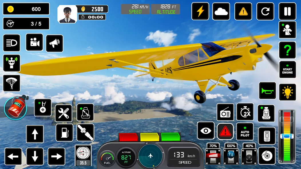 Pilot Flight Simulator Games  [МОД Много денег] Screenshot 5