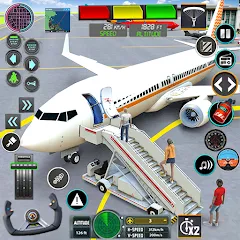 Скачать взломанную Pilot Flight Simulator Games  [МОД Много денег] - полная версия apk на Андроид