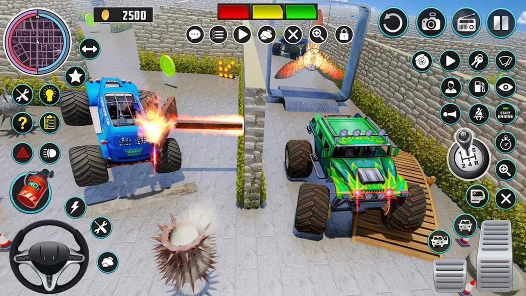 Monster Truck Maze Puzzle Game  [МОД Все открыто] Screenshot 4