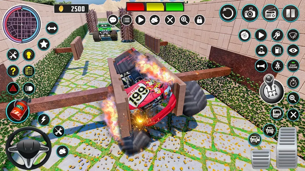 Monster Truck Maze Puzzle Game  [МОД Все открыто] Screenshot 5