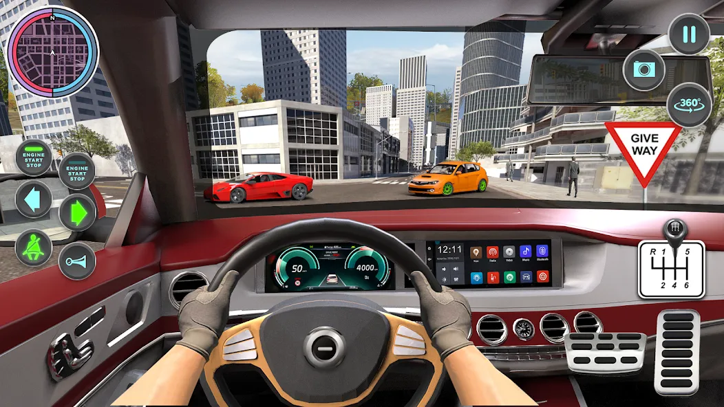 Modern Car Driving School Game  [МОД Mega Pack] Screenshot 2