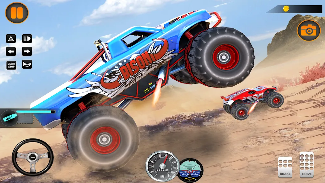 Monster Truck Off Road Racing  [МОД Много монет] Screenshot 3