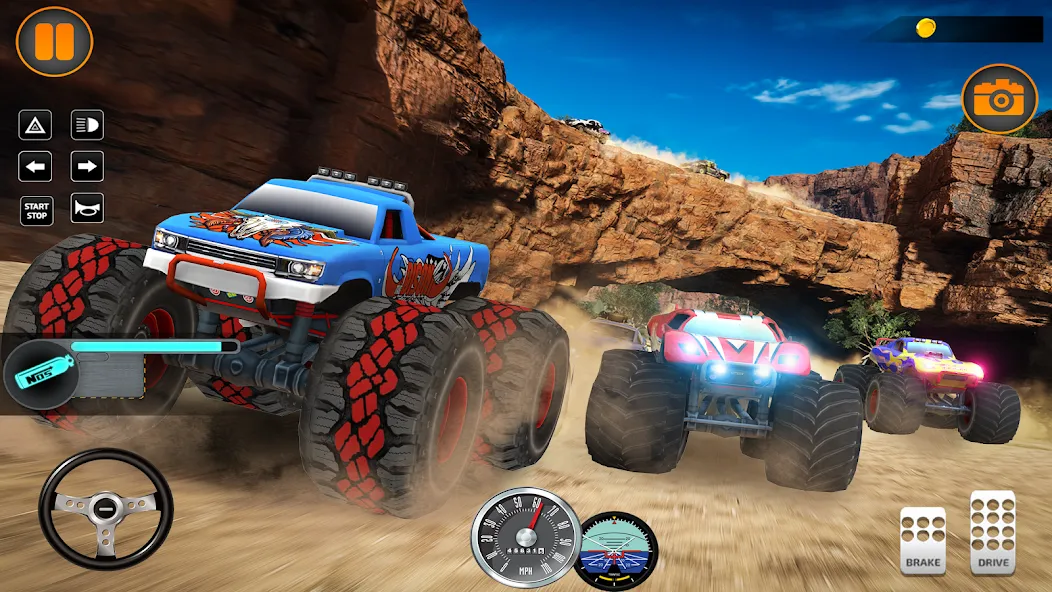 Monster Truck Off Road Racing  [МОД Много монет] Screenshot 4